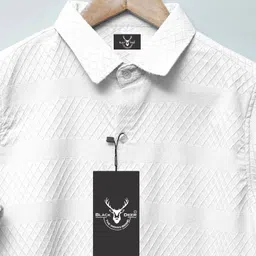 black deer Men Cotton Blend Shirt Pant Set image 4