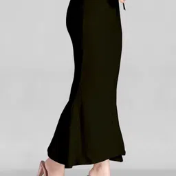Flybird Fashion Chiku+Blk Peticote Lycra Blend Petticoat image 3