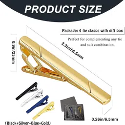 ELIE INDIA Metal Tie Pin Set image 5