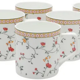 clay craft Pack of 6 Ceramic Director Tea & Coffee Cup | Elegant & Easy to Clean image 4