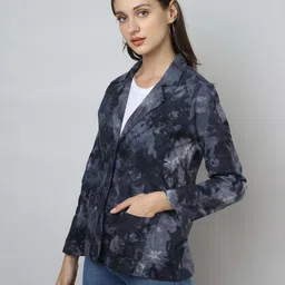sakura Women Printed Single Breasted Casual Blazer image 3
