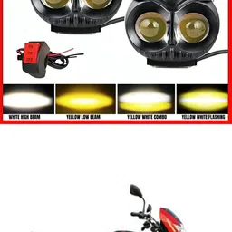 gonama Owl Shape Imported Fog Led Light 12V-24V 110W Dc, Heavy Aluminium SG174 Tail Light Car, Motorbike LED (12 V, 20 W) image 5
