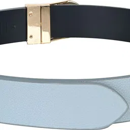 tommy hilfiger Women Formal Blue Genuine Leather Reversible Belt image 3