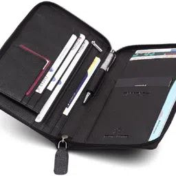 wildhorn Men Black Genuine Leather Document Holder - Mini-picture-21