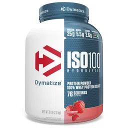Dymatize ISO100 Whey Protein Isolate, 5 lb Strawberry-image-62