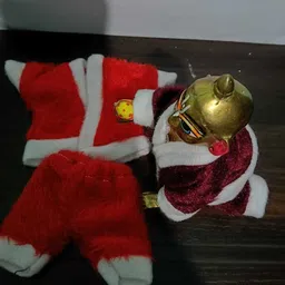 krishna shop zone (size4) set of 4 laddu gopal ji winter special night suit Dress image 2