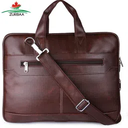 zurbaa Men & Women Brown Messenger Bag - Extra Spacious image 3