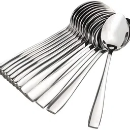 rabaabtrading Stainless Steel Spoon Set for Kitchen Tea Table Spoons Set of for Dinner Lunch Disposable Stainless Steel Cutlery Set-picture-39