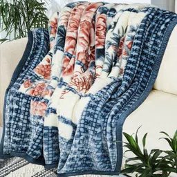 flipkart smartbuy Embroidered Double Mink Blanket for Heavy Winter image 3