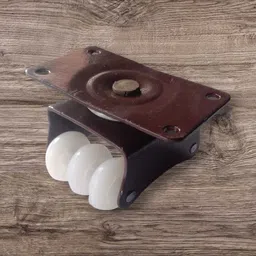 omshreeshyam Sixer wheel one set 35 mm Trolleys, Cooler Stands, Sofas, Tables 4 wheels set Multiple Unit Measuring Wheel image 2