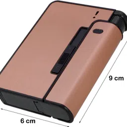 jmall Refillable Cigarette Lighter With 10 Cigarette Holder- LN 10 2 Pocket Lighter image 4