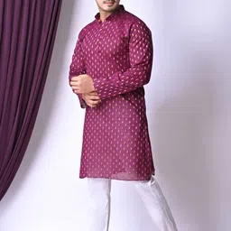r m dresses Men Pure Cotton Kurta Pyjama Set image 3