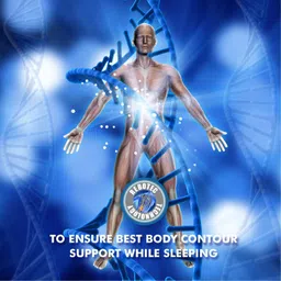 sleepspa Dual Comfort - Hard & Soft- with Comfort Cubes and Rebotech Tech. 5 inch Queen High Resilience (HR) Foam Mattress image 4