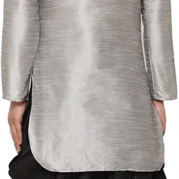 ben cooper Men Pure Silk Kurta Dhoti Pant Set image 2