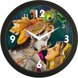 gs creation tan Analog 30 cm X 30 cm Wall Clock-picture-13