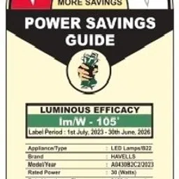 havells 30 W Basic Standard B22 LED Bulb image 5