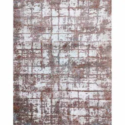 Grey Abstract Polypropylene 4 ft x 6 ft Machine Made Carpet by Apco image 2
