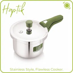 the chef story Haptik Pressure Cooker Outer Lid 5 L Induction Bottom Pressure Cooker image 2