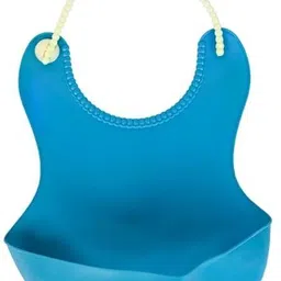 wagwanfly Soft Silicone Baby Feeding Bib with Built-In Food Catcher image 2