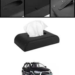 ayw Universal Black D Shape Leatherite Tissue Holder For Car/Home-97 Vehicle Tissue Dispenser-picture-23