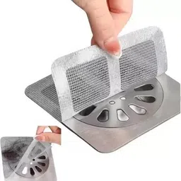 sparlk Disposable Drain Hair Catcher Sticker Net Tub filter for Kitchen,Bathroom 20 Pcs Hair Wash Basin-picture-16