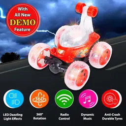 kid kraze Rechargeable Remote Control 360 Degree Stunt Car Music & Lights for Kids_590 image 2