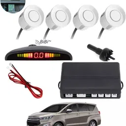 aarsh store Universal 4 White Reverse Parking Sensor-AF25A487 Universal 4 White Reverse Parking Sensor-AF25A487 Parking Sensor-picture-17