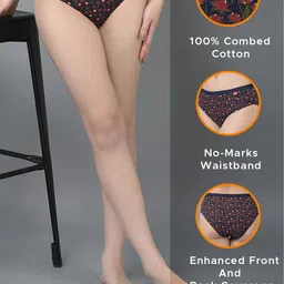 dollar missy Pack of 4 Women Hipster Multicolor Panty image 4