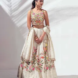 drashti fahion Embroidered Semi Stitched Lehenga Choli-picture-34
