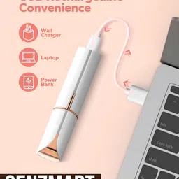 GenZmart Painless Rechargeable Face Hair Remover | Women’s Epilator Tool Cordless Epilator image 5