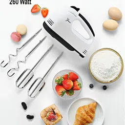 acnos 260 W White Electric Whisk, Hand Blender image 2
