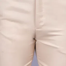 axolotl Men Regular Fit Cream Polycotton Trousers image 3