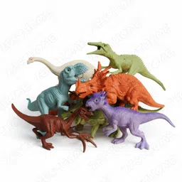zesthome 6 Pcs Big Dinosaur Toys for Kids | Educational Realistic Rubber Dinosaur Toys-picture-12