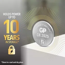 gp Lithium CR2032 Coin Cell for Calculators, Medical Devices , Computer CMOS Battery image 4