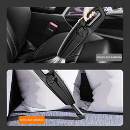 fynest WIRELESS Vacuum Cleaner, High Power Suction for Car, Office, Home, Rechargable Car Vacuum Cleaner with Anti-Bacterial Cleaning image 3