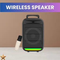 Clairbell Monster (BLUETOOTH TROLLEY SPEAKER) With Karaoke Mic and High Quality SoundCB72 35 W Bluetooth Party Speaker-image-69