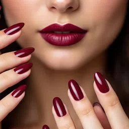 afaraxia Smooth & Perfect Finish Quick-dry Formulated Matte nail Paint Cherry image 2