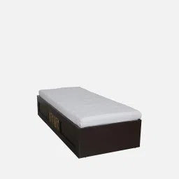 spacewood Kosmo Elegant Single Bed in Vermont Melamine Finish with Box Storage image 3