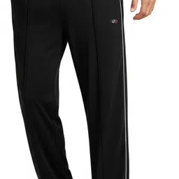 charlie Cotton Track Pants For Men with Deep Side Zipped Pocket | Sporty Lounge Pyjamas Men Pyjama-picture-20