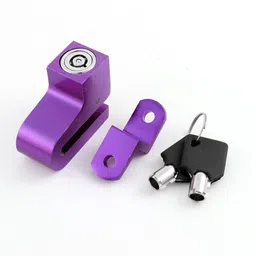 trp traders Security Safety Brake Lock With 2 Keys For Bike Bicyle Scooter Disk Break Lock Disc Lock image 2