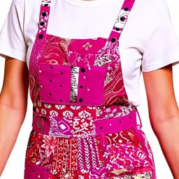 manu fashions Women Pink Dungaree image 2
