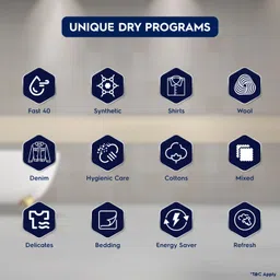 electrolux 8.5 kg Smart Sensors, Colour Care,Venting Dryer with Reverse Tumbling, White,UltimateCare 300, Dryer White image 5