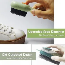 AORDEY Multifunctional Liquid Shoe Brush with Liquid Box, Adding Liquid Filled Brush Brush image 2