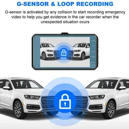 XOVO 1080P Full HD Dual Lens Touch Screen Night Vision 170° Wide Angle Coverage 3.3 Sports & Action Camera image 3