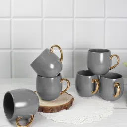 vola Bloom Mug 180ml Set of 6 Pebble grey image 1