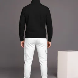 TRIPR Solid Men Winter Track Suit Solid Men Track Suit image 2