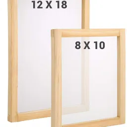 cmr Screen Printing Frame (12X18,10X12,8X10,6X6) with Attached Mesh (4 Combo) Paper Crafting Tool image 5