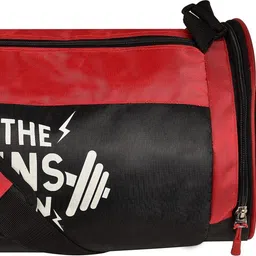 rocketsale 20 L Gym Duffel Bag - DB_Let The Gains Begin - Red, Brown-picture-14