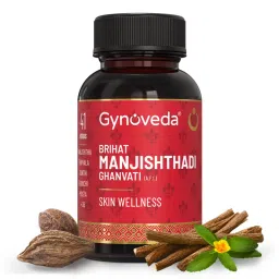 Gynoveda Manjistha Tablets for Glowing Skin, Ayurvedic Blood Purifier With Neem, Chandan, Bhringraj-picture-20