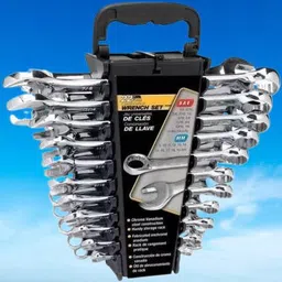 antools 12 PC Wrench Set 0Z1 12 PC Wrench Set 0Z1 Double Sided Combination Wrench-picture-30